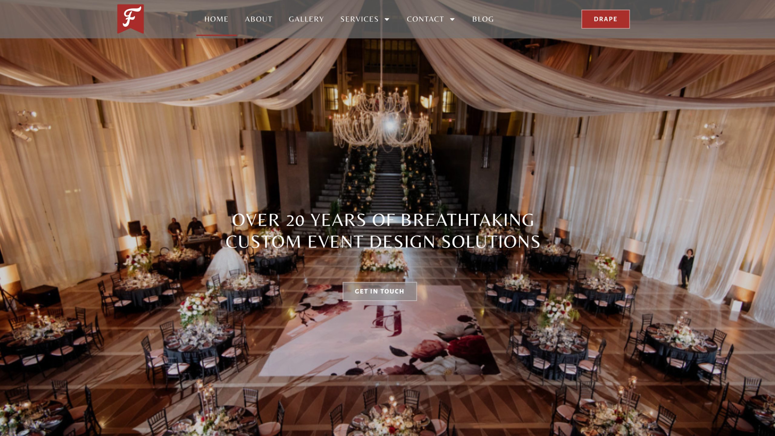 Fabrication Events homepage hero